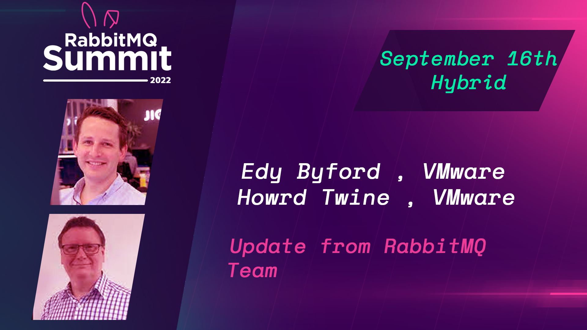 Update from RabbitMQ Core Team - Ed Byford; Howard Twine